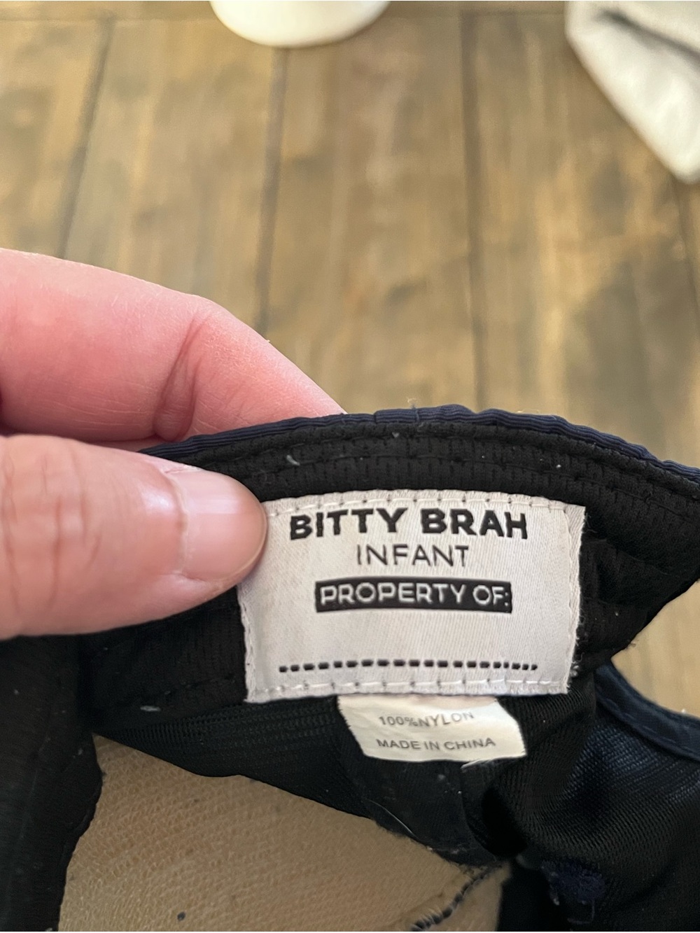 Bitty Brah Sunset Sessions Pacific Ocean Navy Kids Sun Hat 1-24mo - Picture 4 of 5